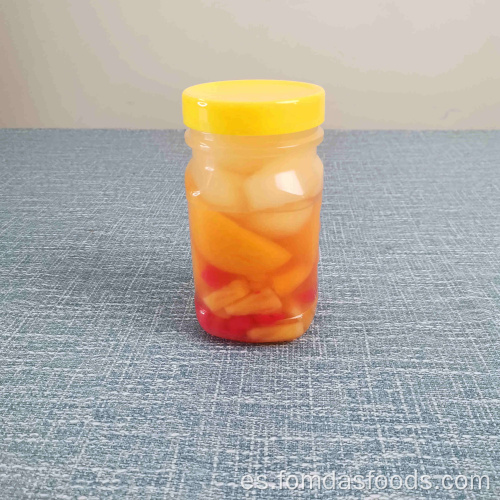 Cóctel de frutas 575g en jarabe en frasco de plástico